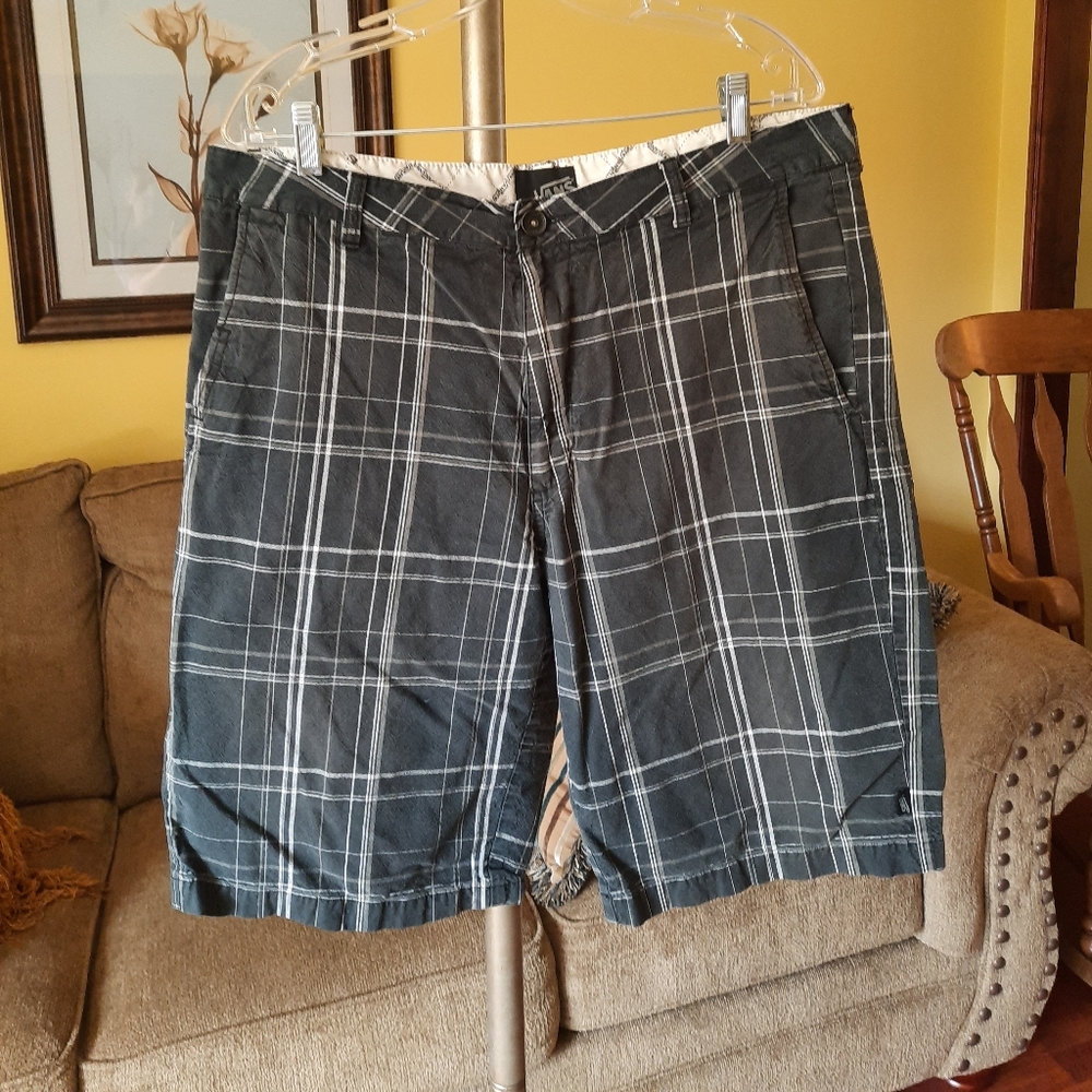 Men's Vans Plaid Flat Front Shorts
